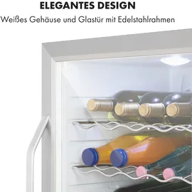 Klarstein Beersafe XL Getränkekühlschrank (60 l, 630 mm hoch, Weiß)