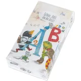 Papier Taschentücher 10 Stück "Schön, dass du da bist", mehrfarbig