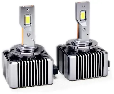 2er-Set LED-Diodenlampen D1S für Xenon, 12–24 V, 10000 lm, CANbus-kompatibel (ohne Fehlermeldungen)