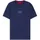 Hugo Laze T-Shirt Dunkelblau Baumwolle Small Herren