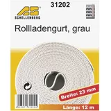 Schellenberg Rollladengurt Maxi 23 mm 12 m Grau