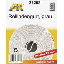 Schellenberg Rollladengurt Maxi 23 mm 12 m Grau