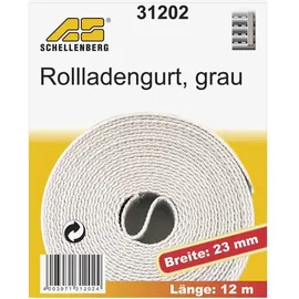 Schellenberg Rollladengurt Maxi 23 mm 12 m Grau