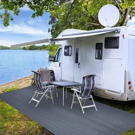 Onvaya ONVAYA® Vorzeltteppich | Zeltboden für Camping | Markisenteppich Wohnmobil | Zeltteppich 3 x 4 m | robuster Campingteppich | waschbare Zeltunterlage