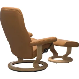 Stressless Relaxsessel STRESSLESS "Consul", braun (new caramel), B:76cm H:100cm T:71cm, Sessel, Relaxsessel, mit Classic Base, Größe M, Gestell Eiche