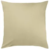 Traumschlaf Uni Kissenhülle Monaco 2er Set creme 2x 80x80 cm