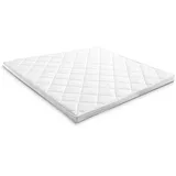 Matratzen Discount Topper, Weiß, Textil, 200x200 cm, Schlafzimmer, Matratzen Shop, Matratzenzubehör, Topper