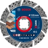 Bosch Professional EXPERT MultiMaterial Diamanttrennscheibe 125x2.4x22.23mm, 1er-Pack (2608900670)