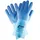 AS Arbeitsschutz Nitras BLUE Power Grip" | Chemikalienhandschuhe aus Latex | Gr. 7