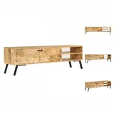 vidaXL TV-Schrank Massivholz Mango 140x30x40 cm