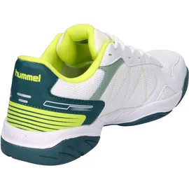 hummel Court Control II White/Green/Yellow 39