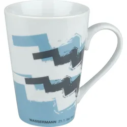 Könitz Porzellan Becher, Sternzeichen Wassermann
