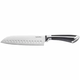 GASTROMAX Santokumesser 29 cm Schwarz/Silber