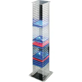 PLACES OF STYLE Remus CD-Regal 40 x 20 x 10 cm Weiß