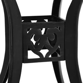 vidaXL Gartentisch Ø 78 x 72 cm Schwarz