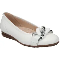 Gabor Comfort Ballerina Weiß | Gr.: 38,5