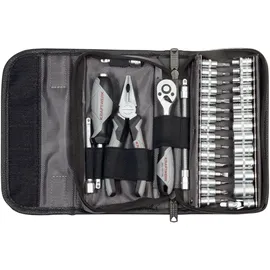 Kraftwerk Werkzeugtasche 36-tlg. rot