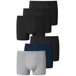 SCHIESSER Retro Boxer unifarben S 6er Pack