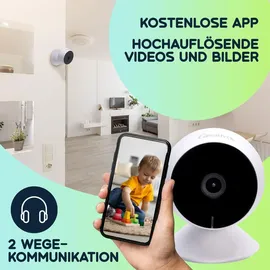 casativo Full-HD IP-Überwachungskamera Schwarz
