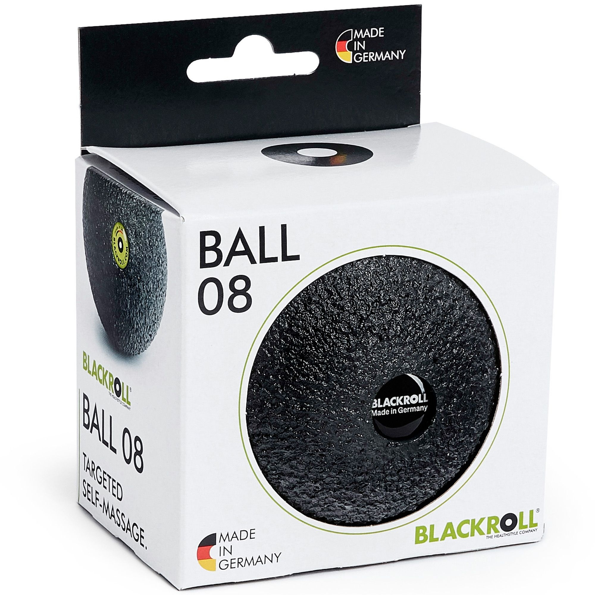 Blackroll Ball - schwarz- 8cm 1 St schwarz