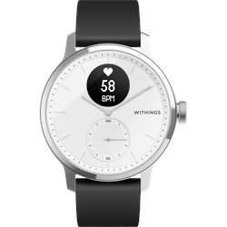 Withings Scanwatch Hybrid Smartwatch Scanwatch 42mm HWA09-model 3-All-Int (42-white) - digital/analog,weiß,schwarz - 42mm