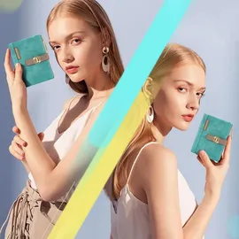 luxuskollektion Damen Geldbörse klein grün