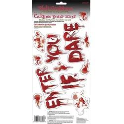 ENTER IF YOU DARE Aufkleber Set - 30cm - für fast alle Oberflächen geeignet