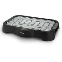 Weasy Wëasy Barbecue Electrique BBQ GBE40, Multifunktionaler Tischgrill, Innen-/Außengebrauch, Regulierbarer Thermostat, Fleisch Gemüse Fisch,