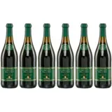 Lambrusco Gualtieri Rosso süß 6x 0,75l Dell Emilia | Roter Perlwein aus Italien