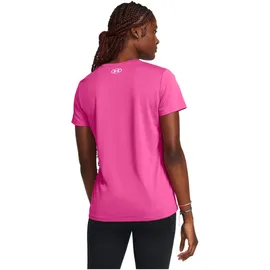 Under Armour Tech T-Shirt Damen 652 rebel pink/white XL