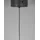 Nova Luce Giono 1-flg. 51 cm schwarz Acryl Aluminium