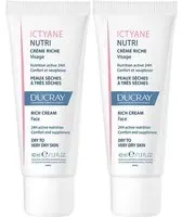 Ducray ICTYANE NUTRI Crème Riche Visage 2x40 ml