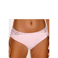 LASCANA Tanga Vittoria mit Spitzeneinsätzen rosa 40/42
