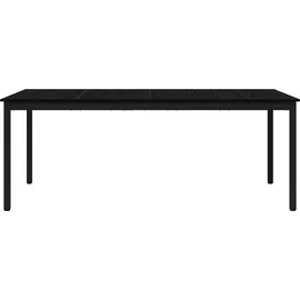 vidaXL Esstisch 200 x 75 x 100 cm schwarz