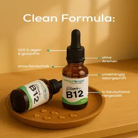 vegan drops Vitamin B12 Tropfen 250 St.