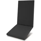 Beautissu Hochlehner Auflage 120 x 50 x 5 cm Anthrazit 2 St.