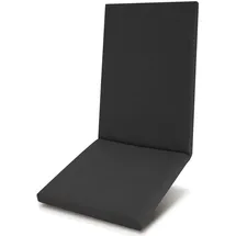 Beautissu Hochlehner Auflage 120 x 50 x 5 cm Anthrazit 2 St.
