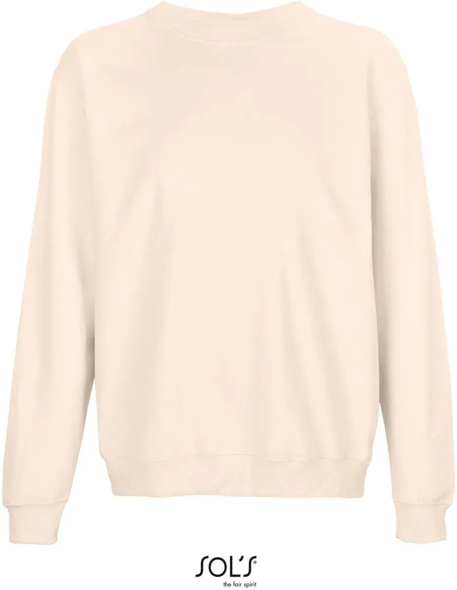 SOLS Unisex Sweater Sweatshirt 03814 creamy pink M