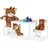 Relaxdays Kindersitzgruppe weiß MDF