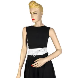 COLLEZIONE ALESSANDRO Damengürtel Leder weiß 250