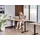 Beliani Schreibtisch Elektrisch höhenverstellbar DESTINAS Schwarz / Hellbraun 180 cm 72 cm