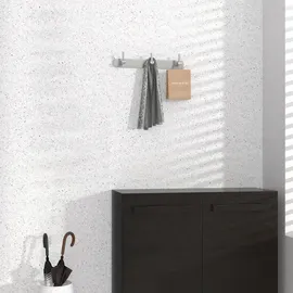 Intirilife Garderobenleiste Modell B 22 x 4,2 x 4,2 cm Silber