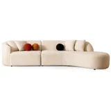xl moebel gmbh Xlmoebel Ecksofa Weiße L-Form Designer Couch für modernes Wohnzimmer, Hergestellt in Europa weiß