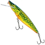 Salmo Pike Wobbler Hecht, Salmo Farben:Hot Pike, Länge/Gewicht/Laufverhalten/Tauchtiefe:11cm / 15g / schwimmend / 0.5-1.0m