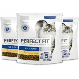 PERFECT FIT Indoor 1+ Trockenfutter reich an Huhn 3 x 750 g