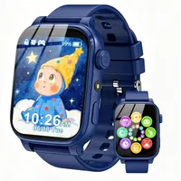 clleylise Smartwatch Kinder, Smartwatch für Kinder mit 18 Pädagogischen Spielen, Fitnessuhr mit Schrittzähler & Schlafverfolgung, Armbanduhr Jun... - Blau