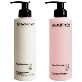 Académie Scientifique de Beauté Gesichtspflege Set Reinigung Lait Demaquillant und Tonique Hypo Sensible 400 ml