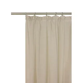 Wirth Vorhang WIRTH "LORCA" Gr. 1, beige, B:132cm H:150cm, Obermaterial: 66% Polyester, 34% Baumwolle, Gardinen