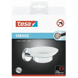 Tesa Seifenschale Chrom/Weiß