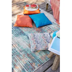 Outdoorteppich ESPRIT "Elouisa ESP-54559", bunt, B:200cm H:4mm L:290cm, Polypropylen (PP), Teppiche, modern, robust und pflegeleicht, geeignet für Terrasse, Balkon, Küche